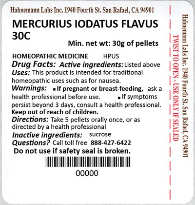 Mercurius Iodatus Flavus 30c 30g (Mercurius Iodatus Flavus 30c 30g)